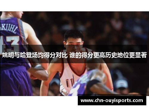 姚明与哈登场均得分对比 谁的得分更高历史地位更显著 姚明与哈登场均得分对比 谁的得分更高历史地位更显著
